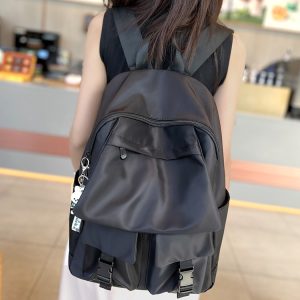 Large-Capacity Oxford Cloth Travel Backpack for Women - 2025 Spring Multi-Pocket Student Bag