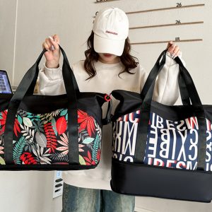 Large Capacity Portable Travel Bag for Women & Men, Versatile Luggage for Short Trips, Business Travel, Sports & Fitness.