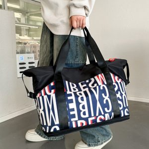 Large Capacity Portable Travel Bag for Women & Men, Versatile Luggage for Short Trips, Business Travel, Sports & Fitness.