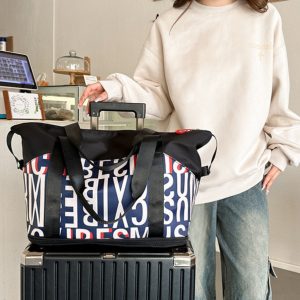 Large Capacity Portable Travel Bag for Women & Men, Versatile Luggage for Short Trips, Business Travel, Sports & Fitness.