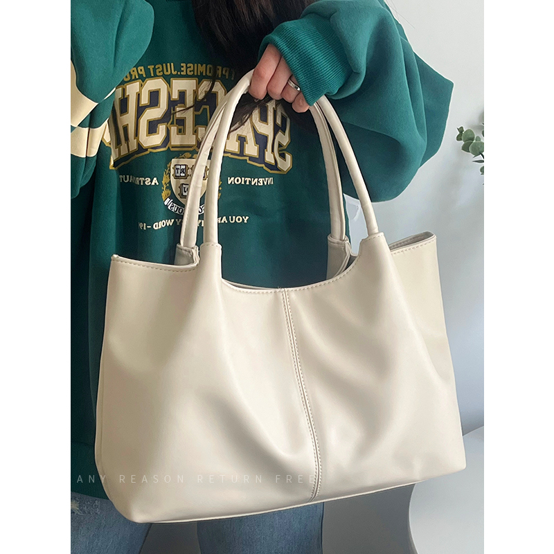 Large Capacity PU Leather Tote Bag for Women - Versatile Korean Style Fashion Commuting Shoulder Bag 2024 Large Capacity PU Leather Tote Bag for Women - Versatile Korean Style Fashion Commuting Shoulder Bag 2024