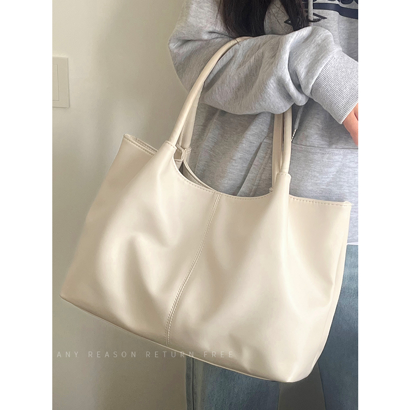 Large Capacity PU Leather Tote Bag for Women - Versatile Korean Style Fashion Commuting Shoulder Bag 2024 Large Capacity PU Leather Tote Bag for Women - Versatile Korean Style Fashion Commuting Shoulder Bag 2024