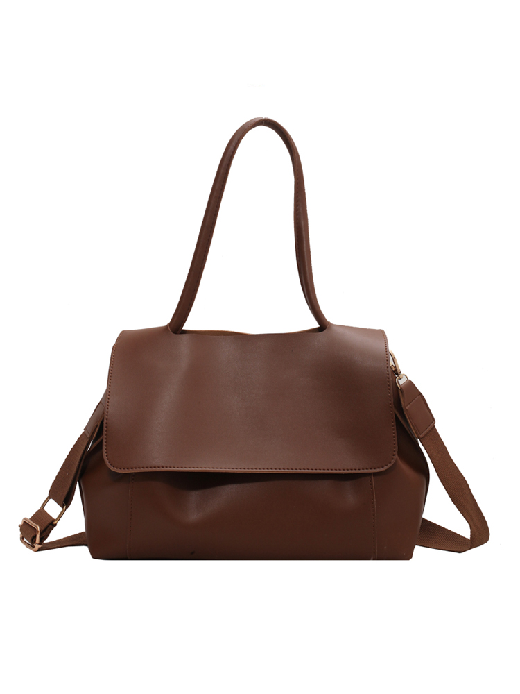 Large Capacity Soft Leather Handbag - Retro Minimalist Tote Shoulder Bag for Women Large Capacity Soft Leather Handbag - Retro Minimalist Tote Shoulder Bag for Women