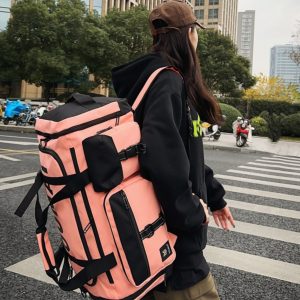 Large Capacity Sports Bag with Dry Wet Separation - Fitness Backpack for Men & Women, Training Equipment & Skiing Storage