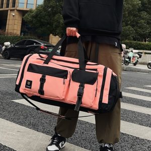 Large Capacity Sports Bag with Dry Wet Separation - Fitness Backpack for Men & Women, Training Equipment & Skiing Storage