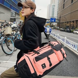 Large Capacity Sports Bag with Dry Wet Separation - Fitness Backpack for Men & Women, Training Equipment & Skiing Storage