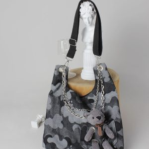 Large Capacity Tote Bag for Women - Niche Design, Fashionable Versatile Shoulder Crossbody Bag for Spring Summer Style