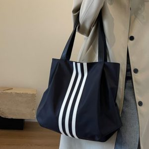 Large Capacity Waterproof Oxford Cloth Outdoor Bag - Versatile Lazy Style Travel Bag for Short Trips