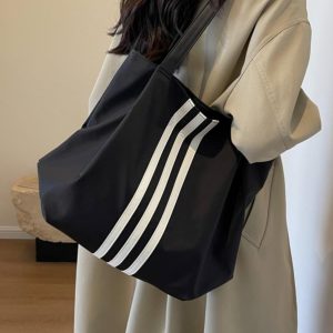 Large Capacity Waterproof Oxford Cloth Outdoor Bag - Versatile Lazy Style Travel Bag for Short Trips