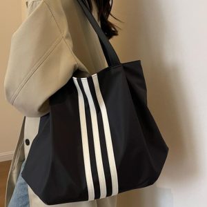 Large Capacity Waterproof Oxford Cloth Outdoor Bag - Versatile Lazy Style Travel Bag for Short Trips