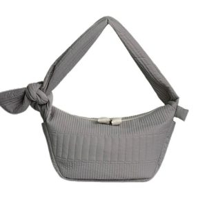 Large Capacity Wide Strap Tote Bag - Stylish Cloud Design for Commuting, Shoulder and Crossbody Wear, Niche Fashion Essential