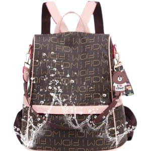 Large Capacity Women's Backpack - Fashionable Commuting Bag, Double Shoulder Design, European and American Style, Ideal for Moms