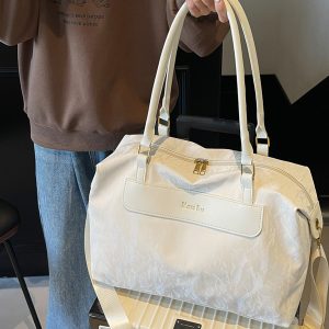 Large Capacity Women's Handbag - Fashionable Lightweight Travel Bag for Business Trips and Fitness - Stylish Storage Solution