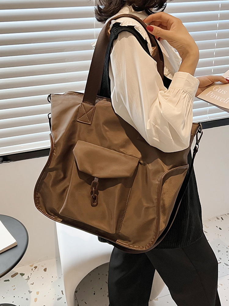 Large-Capacity Women's Shoulder Bag - Versatile Minimalist Tote & Crossbody for Students and Commuters - Chic Everyday Style Large-Capacity Women's Shoulder Bag - Versatile Minimalist Tote & Crossbody for Students and Commuters - Chic Everyday Style