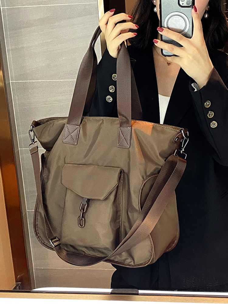 Large-Capacity Women's Shoulder Bag - Versatile Minimalist Tote & Crossbody for Students and Commuters - Chic Everyday Style Large-Capacity Women's Shoulder Bag - Versatile Minimalist Tote & Crossbody for Students and Commuters - Chic Everyday Style