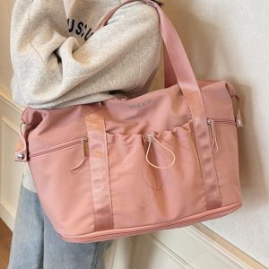 Large Capacity Women's Tote Bag for Travel, Fitness, Business Trips - Versatile Maternity & Luggage Storage with Trolley Compatibility