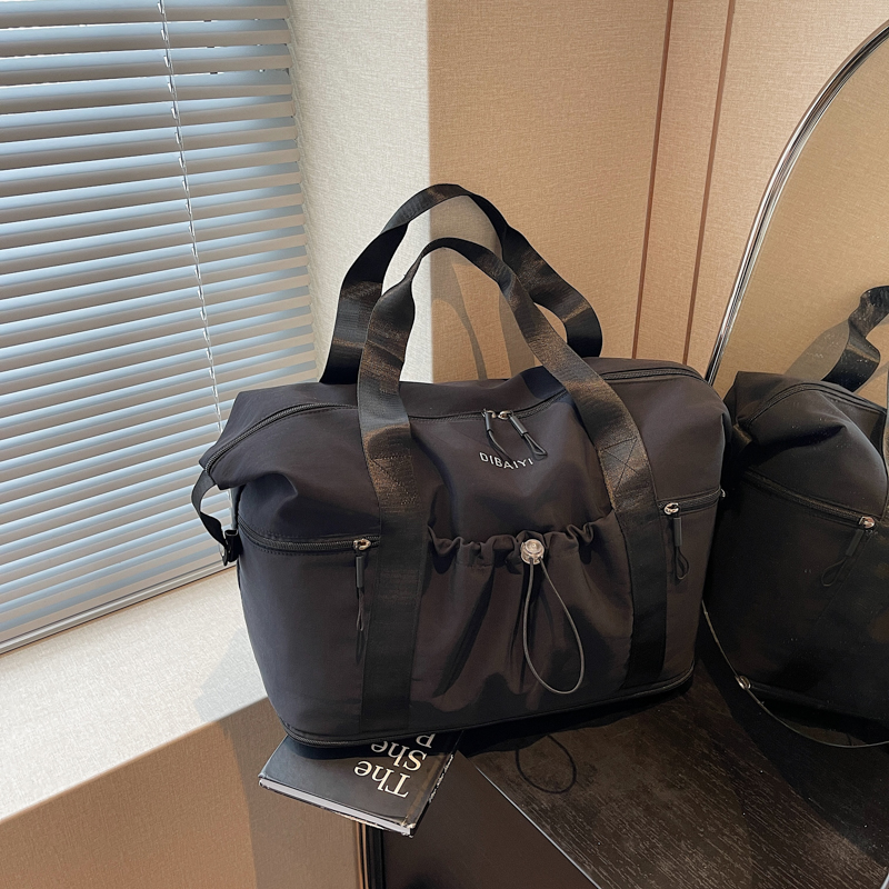 Large Capacity Women's Tote Bag for Travel, Fitness, Business Trips - Versatile Maternity & Luggage Storage with Trolley Compatibility