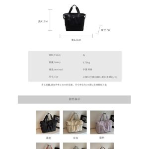 Large Capacity Women's Tote Bag for Travel, Fitness, Business Trips - Versatile Maternity & Luggage Storage with Trolley Compatibility