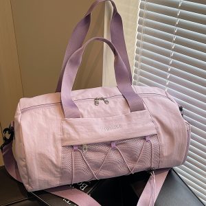 Large Capacity Women's Travel Bag - Handheld Fitness Bag with Dry Wet Separation for Sports, Yoga, Swimming, Lightweight Luggage