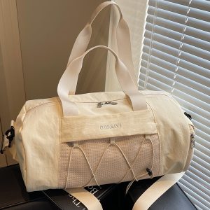 Large Capacity Women's Travel Bag - Handheld Fitness Bag with Dry Wet Separation for Sports, Yoga, Swimming, Lightweight Luggage