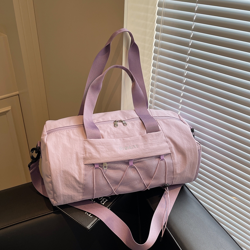 Large Capacity Women's Travel Bag - Handheld Fitness Bag with Dry Wet Separation for Sports, Yoga, Swimming, Lightweight Luggage