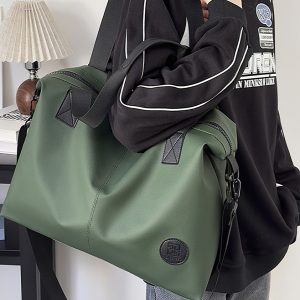 Large Capacity Women's Travel Bag - Stylish Commuting & Fitness Bag with Dry/Wet Separation for Short-Distance Travel