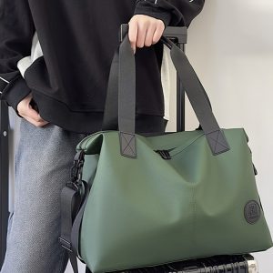 Large Capacity Women's Travel Bag - Stylish Commuting & Fitness Bag with Dry/Wet Separation for Short-Distance Travel