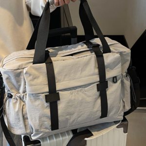 Large Capacity Women's Travel Bag - Stylish Hand-Held Sports Fitness Shoulder Luggage & Maternity Storage Bag