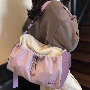 Large Capacity Women's Travel Bag - Stylish Lightweight Sports Fitness Shoulder Crossbody Bag for Short Trips & Business Travel