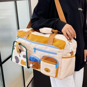 Large Capacity Women's Travel Bag 2025 - Dry & Wet Separation Handheld Shoulder Crossbody Gym Bag for Short-Distance Trips