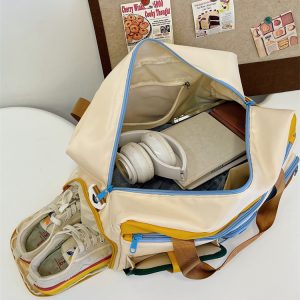 Large Capacity Women's Travel Bag 2025 - Dry & Wet Separation Handheld Shoulder Crossbody Gym Bag for Short-Distance Trips