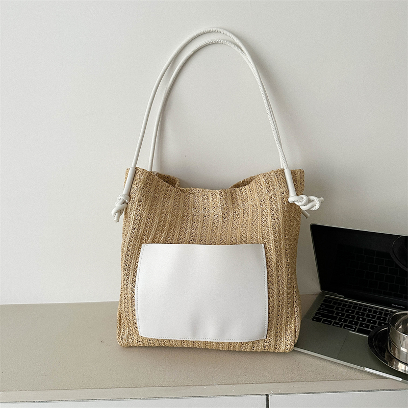 Large Capacity Woven Straw Bag for Women - Versatile Summer 2025 Shoulder Crossbody Tote - Perfect Beach Commuter Style Large Capacity Woven Straw Bag for Women - Versatile Summer 2025 Shoulder Crossbody Tote - Perfect Beach Commuter Style