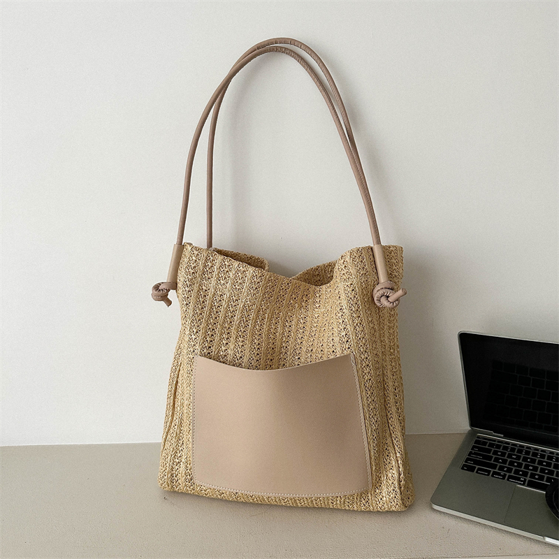 Large Capacity Woven Straw Bag for Women - Versatile Summer 2025 Shoulder Crossbody Tote - Perfect Beach Commuter Style Large Capacity Woven Straw Bag for Women - Versatile Summer 2025 Shoulder Crossbody Tote - Perfect Beach Commuter Style