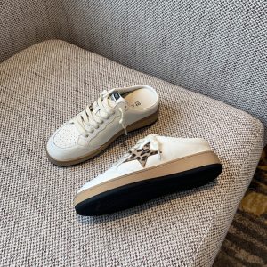 Leopard Print Slip-On Sneakers for Women, Casual Outdoor Lazy Shoes, Sporty Style 2025 Fashion Trend