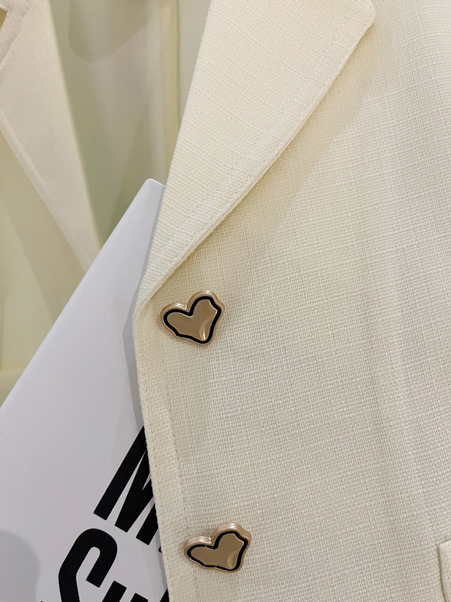 Light Beige Thin Women's Blazer Jacket - 2025 Summer New Gentle Academy Style, Chic English Fashion Outerwear Light Beige Thin Women's Blazer Jacket - 2025 Summer New Gentle Academy Style, Chic English Fashion Outerwear