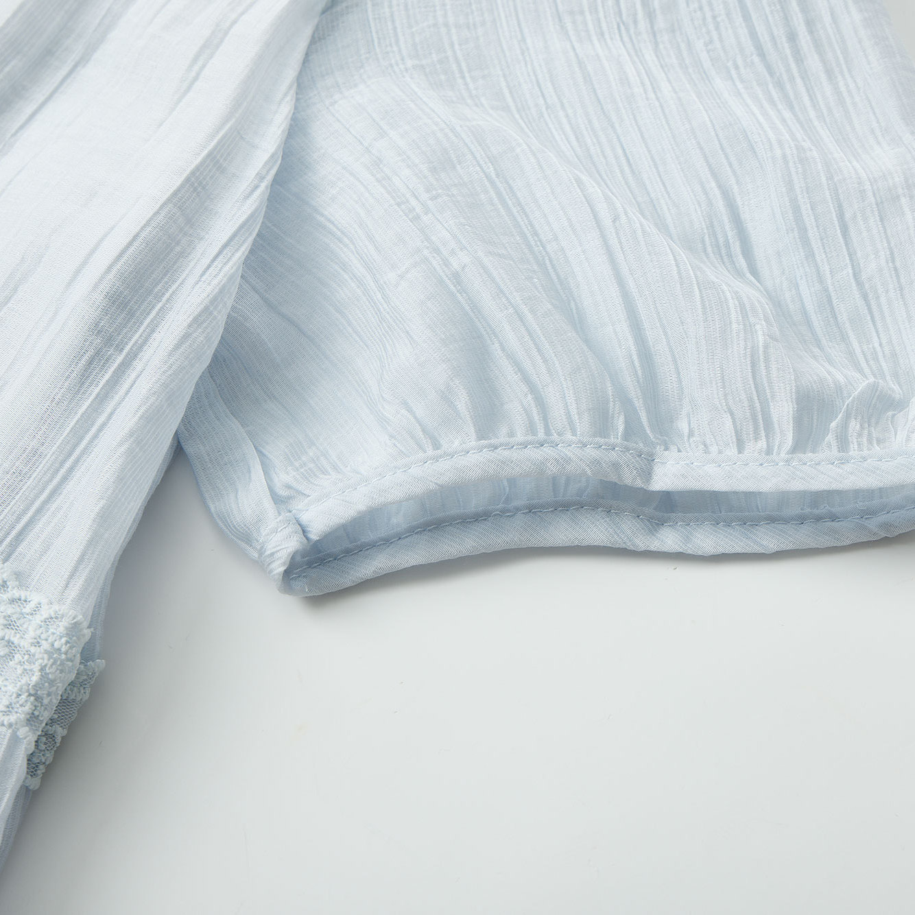 Light Blue Tassel Tie Dress for Women - Summer National Style Loose Fit, Beautiful Design, Small Size, Perfect for Y2K and Korean Fashion Light Blue Tassel Tie Dress for Women - Summer National Style Loose Fit, Beautiful Design, Small Size, Perfect for Y2K and Korean Fashion