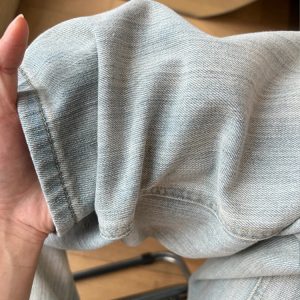 Light-Colored High-Waisted Wide-Leg Denim Pants for Women - Summer 2025 Plus Size Slim-Fit Straight-Leg Style