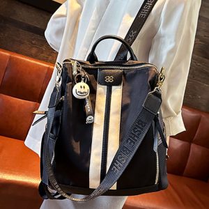 Light Luxury Classic Commuter Backpack for Women - Water-Resistant Dual-Use Shoulder and Backpack, Stylish High-End Design