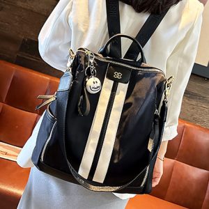 Light Luxury Classic Commuter Backpack for Women - Water-Resistant Dual-Use Shoulder and Backpack, Stylish High-End Design