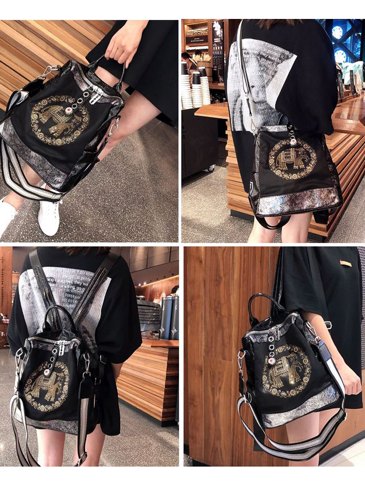 Light Luxury Fashion Backpack for Women - Large Capacity Dual-Use Shoulder Bag, High-End Commuting Style Light Luxury Fashion Backpack for Women - Large Capacity Dual-Use Shoulder Bag, High-End Commuting Style