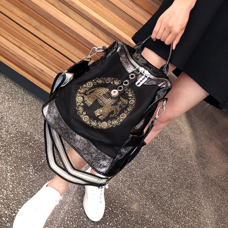 Light Luxury Fashion Backpack for Women - Large Capacity Dual-Use Shoulder Bag, High-End Commuting Style