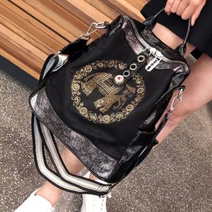 Light Luxury Fashion Backpack for Women - Large Capacity Dual-Use Shoulder Bag, High-End Commuting Style