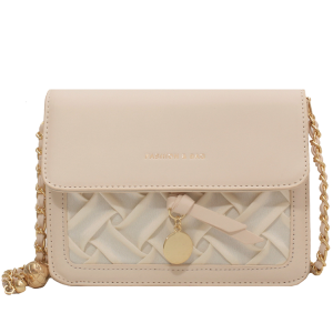 Light Luxury French Shoulder Bag - Versatile Lightweight Crossbody Chain Bag - Small Square Design for Women - Fashionable Commuting Accessory