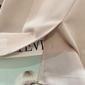 Light Pink Elegant Women's Blazer Jacket - Thin High-End Spring/Summer Suit Top for Intellectual Style