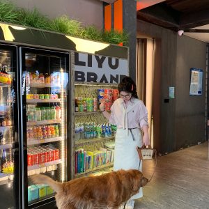 Light Pink Plus Size Stand Collar Shirt - Loose Fit, Heartfelt Love Design, High Intelligence Sense, Commuter Style, Trendy Fashion