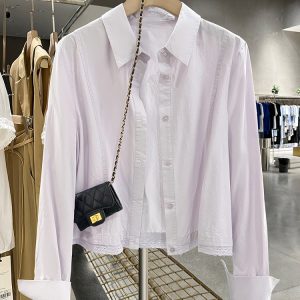 Light Purple Short Jacket for Women - Unique Spring & Autumn Thin Outerwear Trend 2025, Stylish Layering Piece