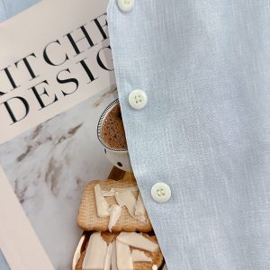 Lightweight Blue Korean-Style Short Jacket for Women - Elegant Summer 2025 Thin Top for a Youthful Look