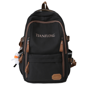 Lightweight Double Shoulder Bag for Girls - Stylish Classroom Backpack for High School & College Students, Travel Laptop Carrier