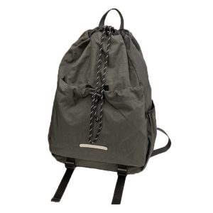 Lightweight Drawstring Backpack for Men - Summer 2025 Outdoor Cycling & Travel Bag, Ideal for School & Mountaineering Adventures