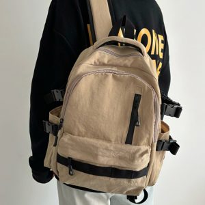 Lightweight French Style Backpack for Girls - Summer Commuter Laptop Bag for High School Students, Travel-Ready Design 2025